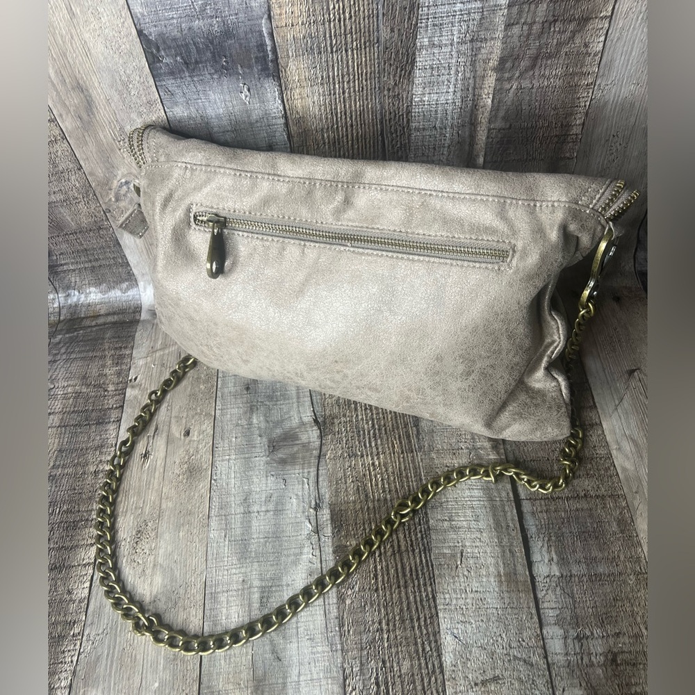 Matt Natt Crossbody Purse Zipper Design Bag Chain Strap Tote Bag - Picture 5 of 16